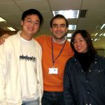 Ciprian Bina and happy customers